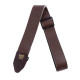 Tracolla in Pelle Marrone Italiana Larga 5 cm Tri-Glide