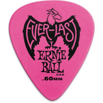9179 Plettri Everlast Pink 0.60mm Busta da 12