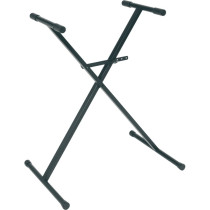 X1P Stand a X per Tastiera Telaio Singolo Nero Preassemblato