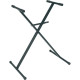 X1P Stand a X per Tastiera Telaio Singolo Nero Preassemblato