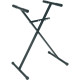 X93 Stand a X Standard per Tastiera Telaio Singolo Nero