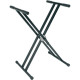 RX40-B Stand a X per Tastiera Telaio Doppio Ball Lock Nero
