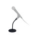 MTFX Asta Microfonica Dritta Base Rotonda Testa Flessibile