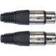 XLR02 Connettori XLR Femmina 2 Pcs