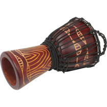 DA65-8T Djembe Slammer 14" Mogano Scolpito Rosso