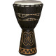 DA40-7G Djembe Slammer 8" Mogano Scolpito Nero