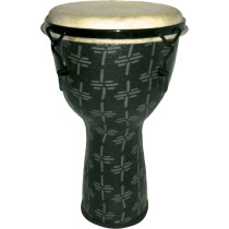 TDFIBD14-16LG Djembe Fibra Energy Intonabile 14" Astrazioni Grigie