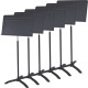 4806 Leggio da Orchestra Nero Set da 6