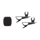RK376 Clip lavalier e 2 antivento CVL-B/C-TQG