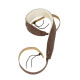 PM14-BRN Tracolla per banjo in pelle Brown 2 1/2"