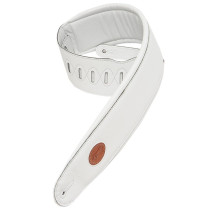 MSS2-4-WHT Tracolla per basso in pelle Signature White 4 1/2"