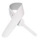 M4-WHT Tracolla in pelle pieno fiore White 3 1/2"