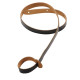 M19-BLK Tracolla per mandolino in pelle Black 3/4"