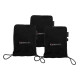 GFW-MICPOUCH-3PK Set di 3 custodie in velluto per microfoni da studio
