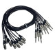 ITPRO/8F8JS-2,5 Frusta 8 Canali Cannon XLR Femmina / Jack 6.3 TRS Stereo 2,5 mt