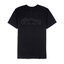 18CM0215XL Martin Tone on Tone Black T-shirt