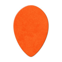 423R.60 Small Tear Drop Orange