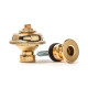 SLS1504G Straplok Traditional Strap Retainer System, Gold