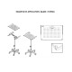 QL/400 Supporto per Mixer