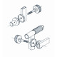 QL/623 Supporto Professionale per 3 Tastiere con Struttura "X" e Telaio Doppio