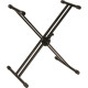 QL/646 Supporto Professionale per Tastiera con Struttura "X" e Telaio Doppio