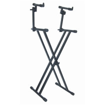 T/22 Supporto per 2 Tastiere con Struttura a "X" e Telaio Doppio