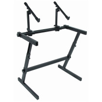 Z/726 Supporto per Tastiera con Struttura a Z e Doppio Livello