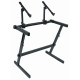Z/726 Supporto per Tastiera con Struttura a Z e Doppio Livello