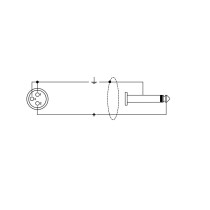 MX/777-9 Cannon XLR Femmina / Jack 6.3 TS Mono 9 mt
