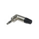 NC/101 MiniJack Stereo TRS 3.5 Angolato 90° Neutrik (NTP3RC)