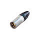 NC/367 XLR 3 poli maschio Neutrik, filtro LC (NC3MXX-EMC)