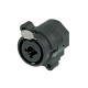 NC/371 XLR 3 poli femmina/Jack stereo Neutrik (NCJ6FI-S)