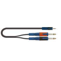 RKSA/140-5 Minijack TRS Stereo 3.5 / 2x Jack TS Mono 6.3 5 mt