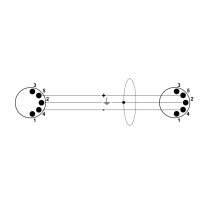 S/165-1 Cavo Midi 5 Poli 1 mt