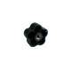 MNPL/077 Manopola in Plastica D40 mm M8 Femmina