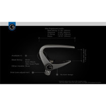 Newport 6 String Silver Capo