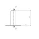 SC/107 Flangia per speaker