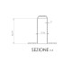 SC/107 Flangia per speaker