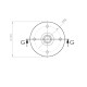 SC/107 Flangia per speaker