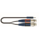 RKSA/194-3 Minijack TRS Stereo 3.5 / 2x Cannon XLR Femmina 3 mt