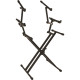 QL/723 Supporto Professionale per 3 Tastiere con Struttura "X" e Telaio Doppio
