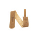 18A0027 Tracolla in pelle Distressed Ball Leather/Suede