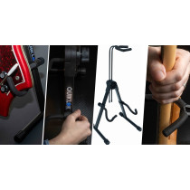 QL/791 Supporto Universale per Chitarra e Basso Totalmente Regolabile