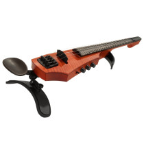 CR Fretted Electric Violin 4 Amber Stain