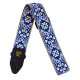 4165 Tracolla Tribal Blue Jacquard