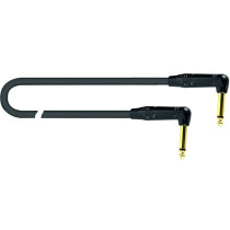 JUST/2JR-0,5 Cavo Jack 6.3 TS Mono 90° / Jack 6.3 TS Mono 90° 0,5 mt