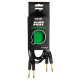 JUST/KEY-6 Cavo 2x Jack 6.3 TS Mono / 2x Jack 6.3 TS Mono 6 mt