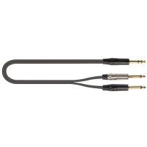 JUST/JS2JM-2 Cavo Jack 6.3 TRS Stereo / 2x Jack 6.3 TS Mono 2 mt