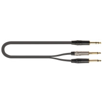 JUST/JS2JM-5 Cavo Jack 6.3 TRS Stereo / 2x Jack 6.3 TS Mono 5 mt