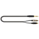 JUST/JS2RCA-3 Cavo Jack 6.3 TRS Stereo / 2x Spina Phono RCA 3 mt
